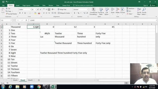 Ms Excel | Part 40 | Convert Numeric Value to Text | Excess Computer Education