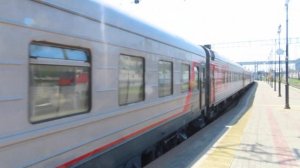 Электровоз ЧС7-272 с поездом№564С Анапа - Москва прибытие на Киевский вокзал Москвы 20.07.2021