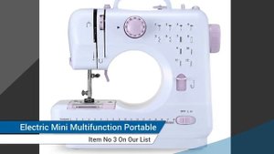 5 Best Portable Sewing Machine Electric