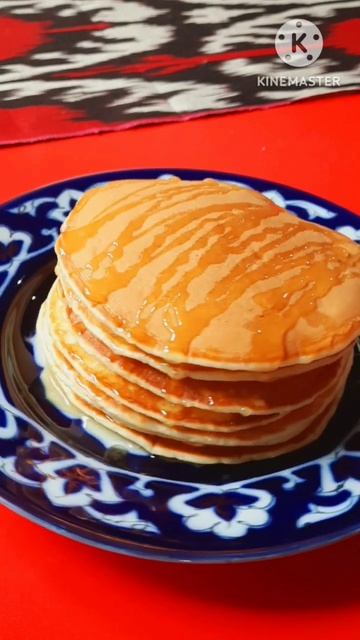 Pancakes!!! Панкейки на кефире #shortvideo #shortsyoutube