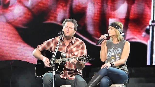 Miranda Lambert & Blake Shelton "God Gave Me You" Wichita KS 3/7/15 смотреть онлайн