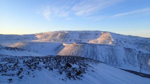 2025.01.29. Норильские горы (Б. Барьерная). Зрелищный позёмок! Прогулка пешком.