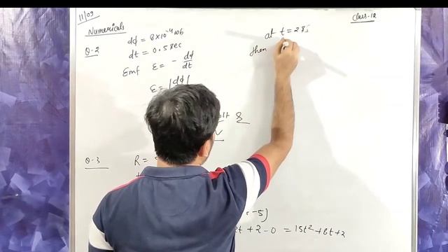Ch-6 Electromagnetic Induction || numericals on magnetic flux || faraday's law and Lenz law смотреть онлайн
