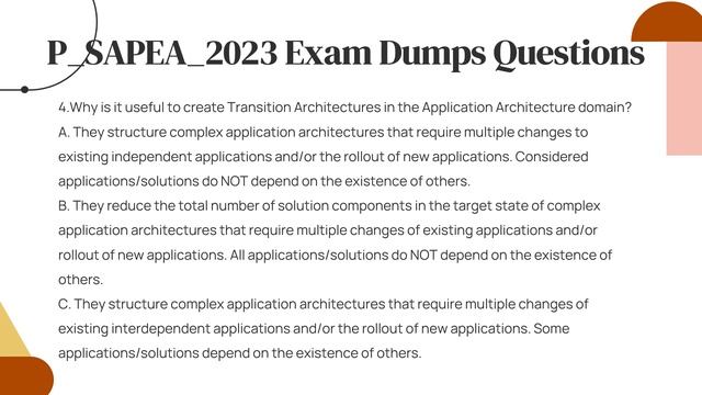 SAP Enterprise Architect P_SAPEA_2023 Exam Dumps Questions смотреть онлайн