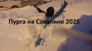 Пурга на Сахалине 2025