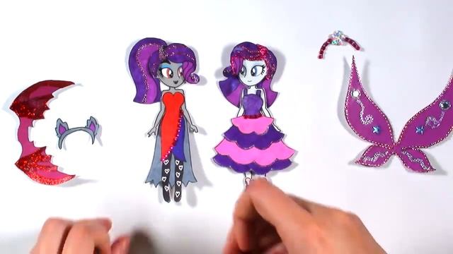 Mlp mane 6 as alicorns Grand Galloping gala paper craft смотреть онлайн