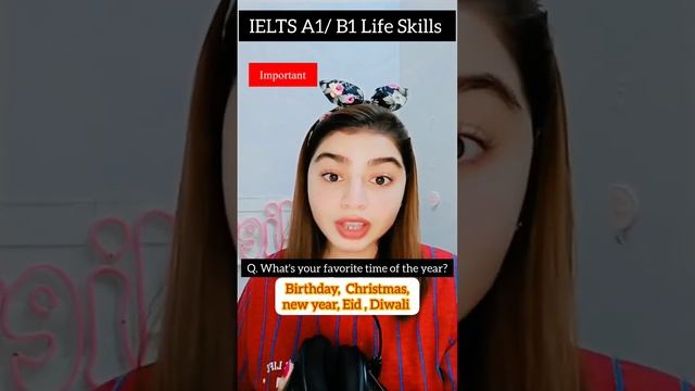 IELTS Life Skills A/ B1 UKVI|| Important Recent Questions #shorts #ielts #learnenglish #lifeskills