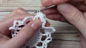 Ажурная салфетка крючком