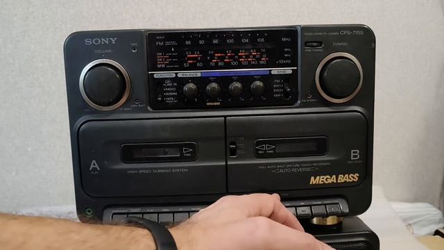 Sony CFS-715S из коробки! Что показало вскрытие? #sony #sonysfs715 #магнитола #кассетнаяштучка