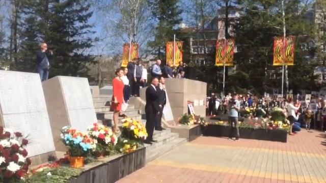 #9мая #парадПобеды #riabir #еао #биробиджан #бессмертныйПолк (РИА Биробиджан)