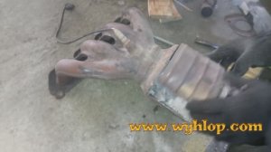 Вскрытие катализатора Зафира бенз 2008г.