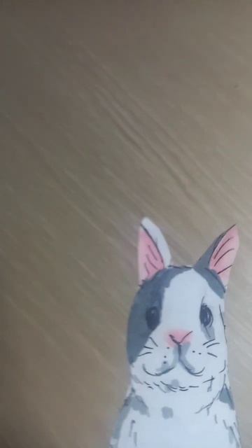 Сделала кролика из бумаги#кролик#бумага#скотч#рек#хочуврек#рисование#рекомендации смотреть онлайн