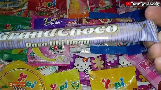 Some Lot's of Candy and Chocolate Wafers - Deka Wafer Roll ChocoNut GrandChoco Deka Wafer Roll Choc смотреть онлайн