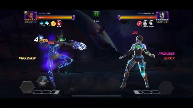 Season 45: War 11: HC•PX VS VNT(Absorbing Man, Shuri, Photon)-Marvel Contest of Champions.