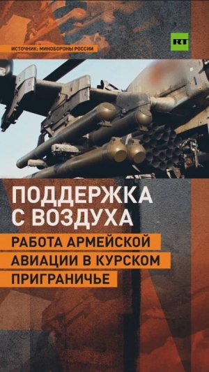 «Ночной охотник» и «Аллигатор»: работа армейской авиации ВС РФ в Курской области