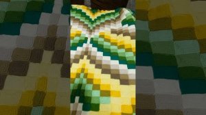 покрывало крючком в технике борджелло