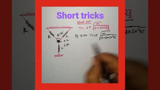 Trick-403)Class 11 | Jee mains 2022 | Neet 2022 ||oscillation| #shorts