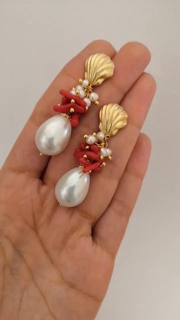 Серьги в морском стиле "Ракушки" смотреть онлайн