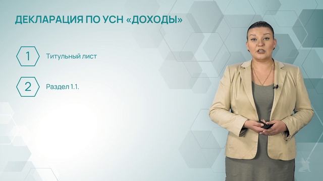 18.1 Правила формирования декларации по УСН