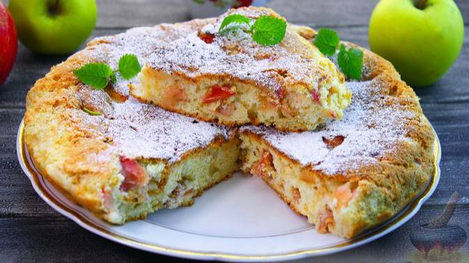 Яблочное чудо без лишних хлопот. ШАРЛОТКА С ЯБЛОКАМИ, НА СКОВОРОДЕ