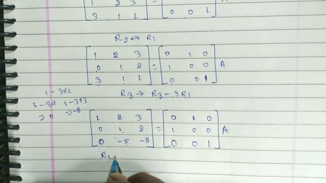 Inverse of matrix
