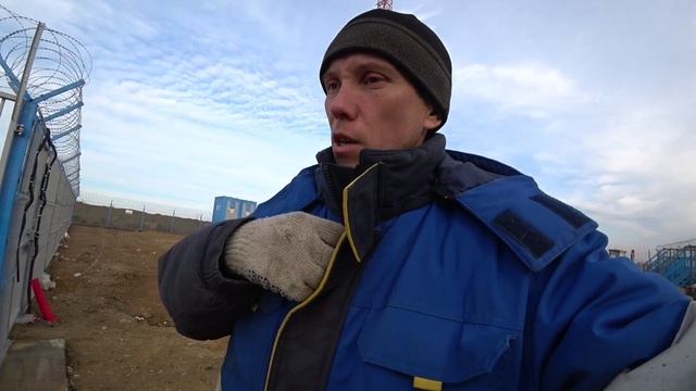 Монтаж светильников на вышке