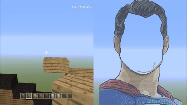 Minecraft Pixel Art Tutorial - Superman (Batman V Superman) Part 10 смотреть онлайн