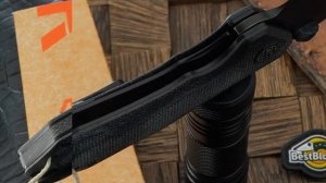 Складной нож Petrified Fish PFP04 Havrog, сталь К110, рукоять черная микарта