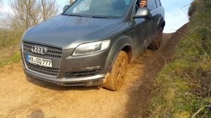 Audi Q7 Offroad вывешиваем по полной  Mammutpark