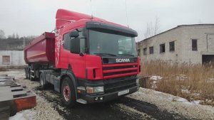Продаю отличный тягач Scania P114 2005 года