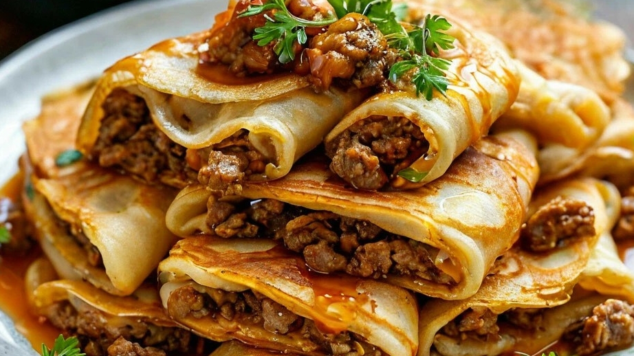 Блинчики с мясом смотреть онлайн