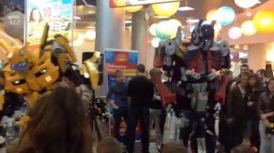 Костюмы Роботов-Трансформеров. Бамблби, Оптимус Прайм и Мегатрон.