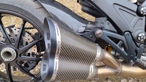 DUCATI DIAVEL carbon fiber exhaust perfect sound