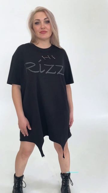 Платье-футболка оверсайз со штрипками #женскаяодежда #dress #ozon #fashion #wb