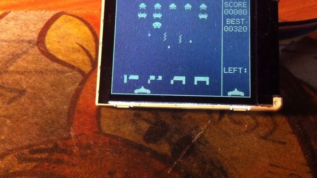 STM32F4Discovery + L2F50 Space Invaders смотреть онлайн