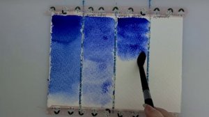 Watercolor Comparison Cobalt Blue Deep PB74 : Schmincke, Roman Szmal, Winsor & Newton, Da Vinci