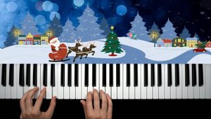 Jingle Bells on KEYBOARD Easy