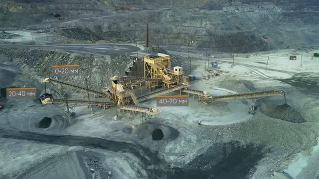 Дробильносортировочный комплекс на ОАО Ураласбест