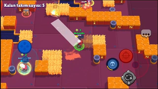 NİTA İLE TAKIMLARI PARÇALADIM !! Brawl Stars смотреть онлайн