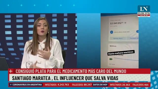 Santi Maratea, el influencer que salva vidas: consiguió plata para el medicamento más caro del mund смотреть онлайн