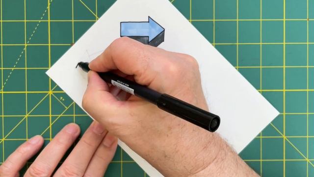 How to Draw Floating 3D Arrows - Very Easy 3D Illusion - Trick Art смотреть онлайн