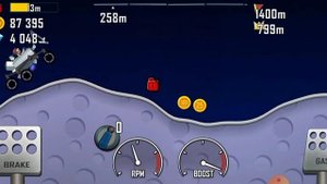 Прокачка Севший на луну:Hill climb racing