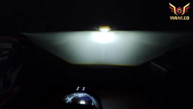 REVIEW BILED PROJECTOR PRO7 P725 BL X SERIES MARK 2 50 - 65 EMBOS PRO 7 DI LENSA BLUE LENS#biled