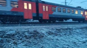 Смотри поезд. Двухэтажный поезд и Ласточка
