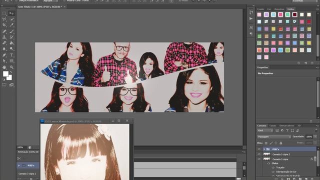 Tutorial Capa PhotoShop - Selena Gomez - Iniciante