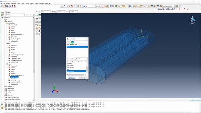 Abaqus Tutorial - Reinforced Concrete Pillar with Yielding