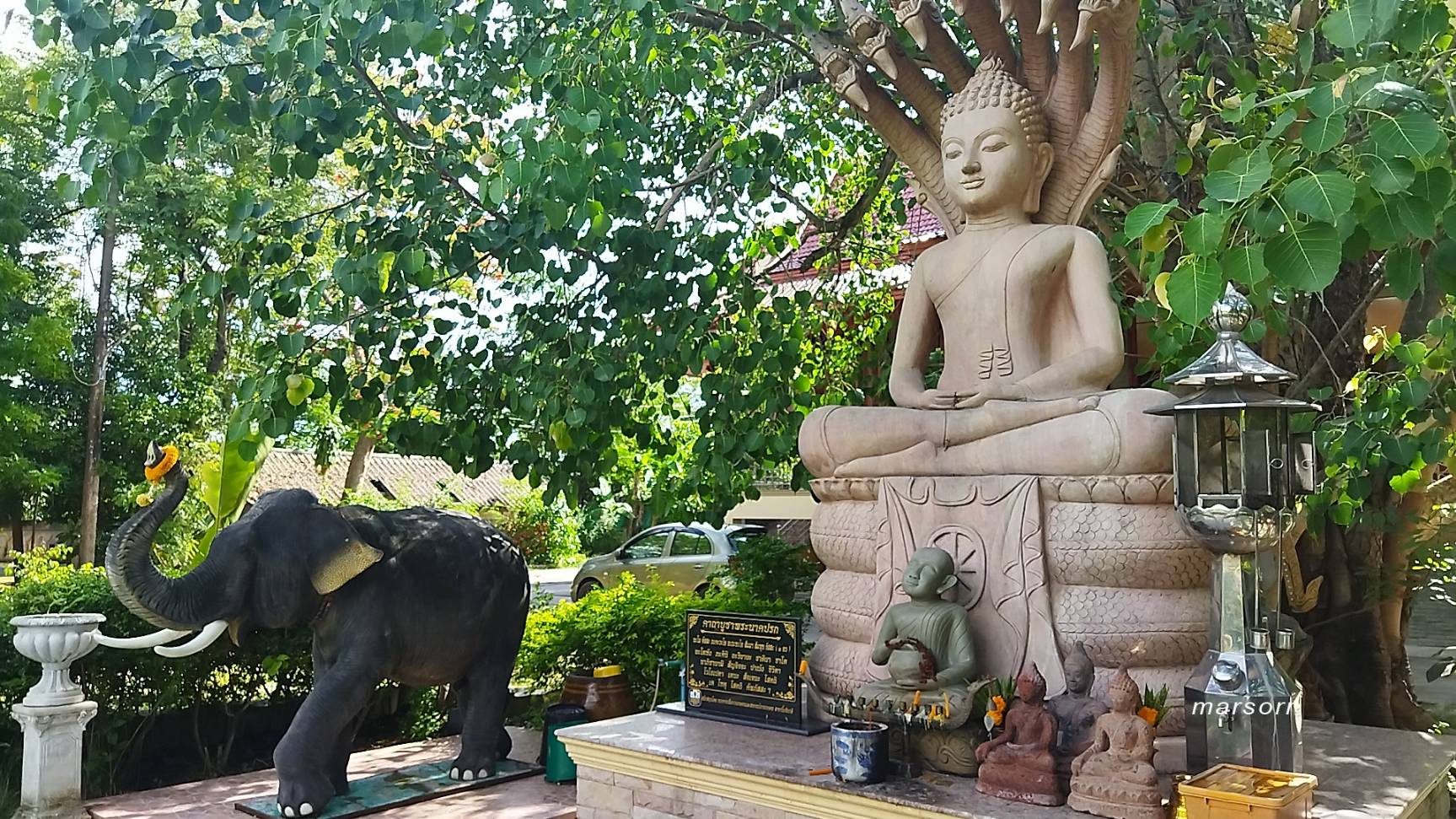 удонтхани. просто храм wat_bo_sang อุดรธานี udon thani маленький и уютный