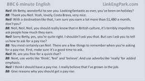 BBC 6 minute English   Business English  Pay rise transcript video   YouTube