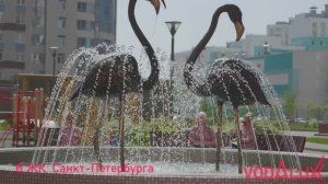 Малые Дворовые фонтаны Водалюкс в Москве и Санкт-Петербурге 2021