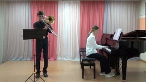 Тимук Анна. IV гр.  Концертм-е искусство.  Л. Эрвелуа - Элегия, П.  Чайковский - Итальянская песенк